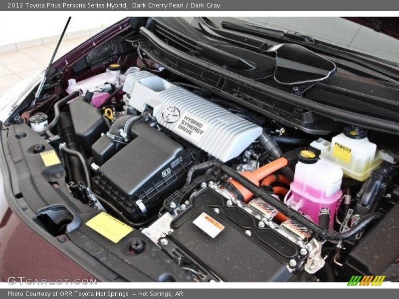 Dark Cherry Pearl / Dark Gray 2013 Toyota Prius Persona Series Hybrid