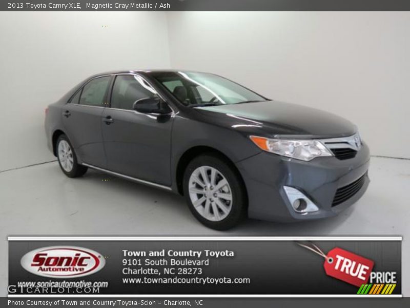Magnetic Gray Metallic / Ash 2013 Toyota Camry XLE