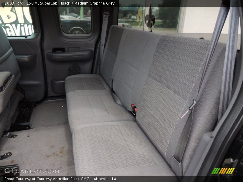 Black / Medium Graphite Grey 2003 Ford F150 XL SuperCab
