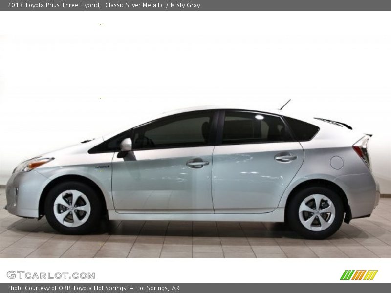 Classic Silver Metallic / Misty Gray 2013 Toyota Prius Three Hybrid