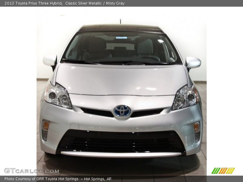 Classic Silver Metallic / Misty Gray 2013 Toyota Prius Three Hybrid