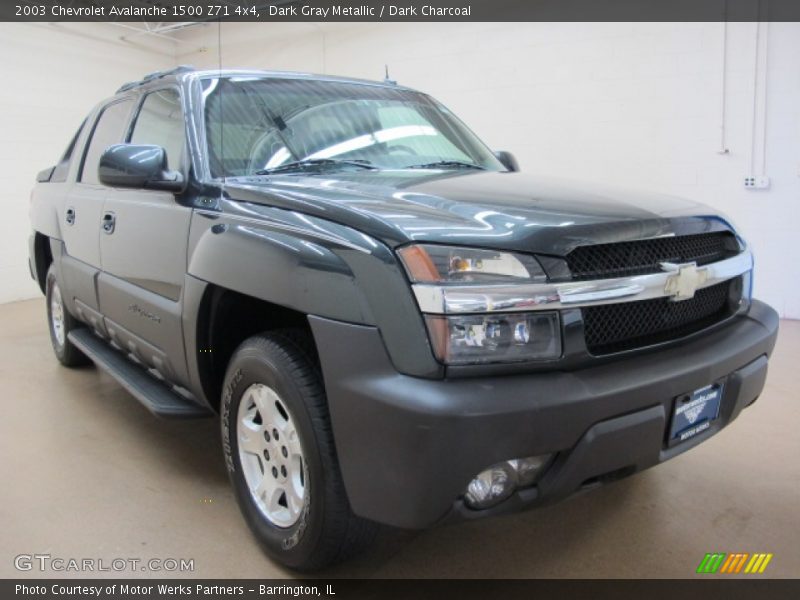 Dark Gray Metallic / Dark Charcoal 2003 Chevrolet Avalanche 1500 Z71 4x4