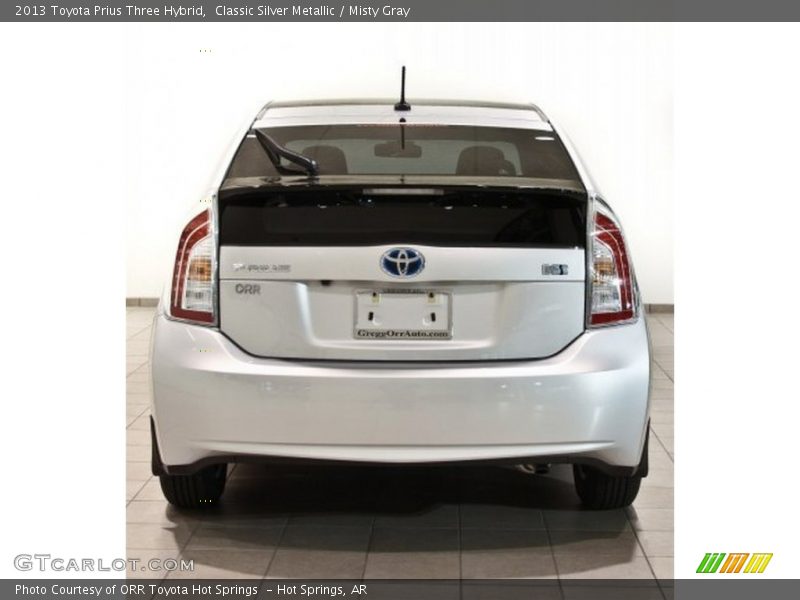 Classic Silver Metallic / Misty Gray 2013 Toyota Prius Three Hybrid