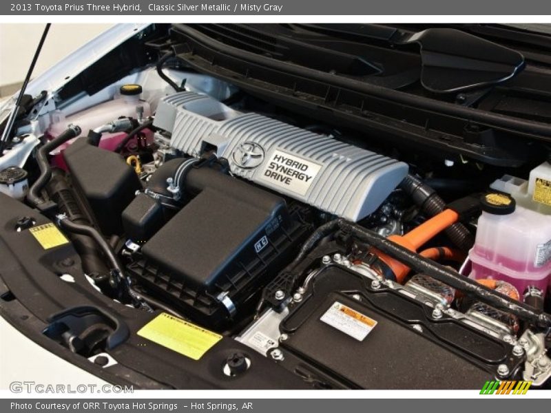 Classic Silver Metallic / Misty Gray 2013 Toyota Prius Three Hybrid