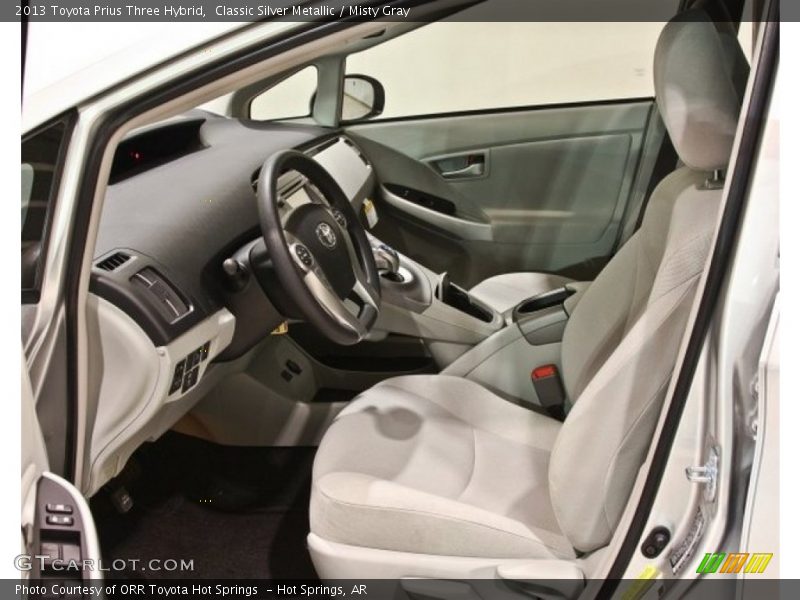 Classic Silver Metallic / Misty Gray 2013 Toyota Prius Three Hybrid