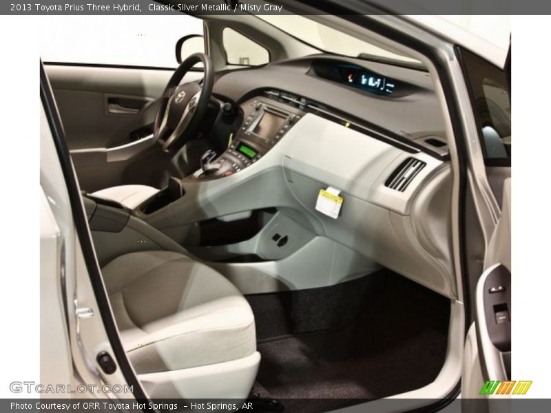 Classic Silver Metallic / Misty Gray 2013 Toyota Prius Three Hybrid