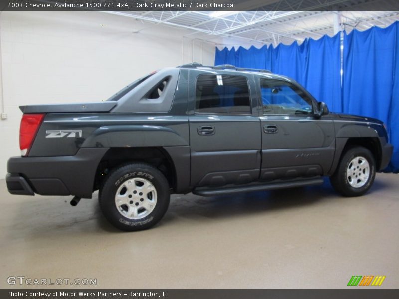 Dark Gray Metallic / Dark Charcoal 2003 Chevrolet Avalanche 1500 Z71 4x4