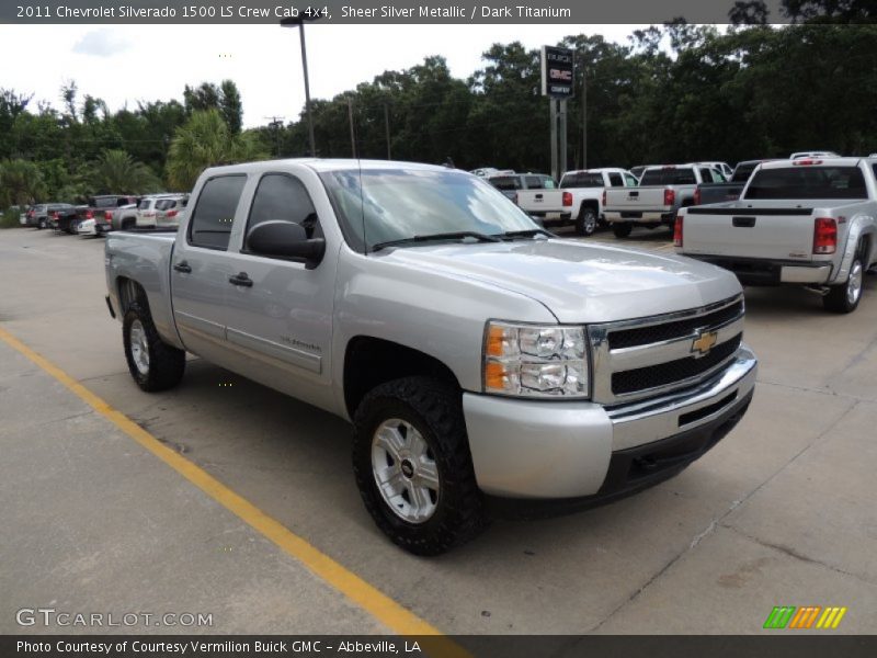 Front 3/4 View of 2011 Silverado 1500 LS Crew Cab 4x4
