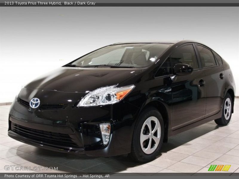 Black / Dark Gray 2013 Toyota Prius Three Hybrid