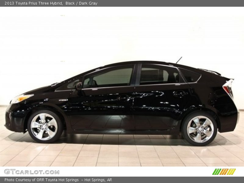 Black / Dark Gray 2013 Toyota Prius Three Hybrid
