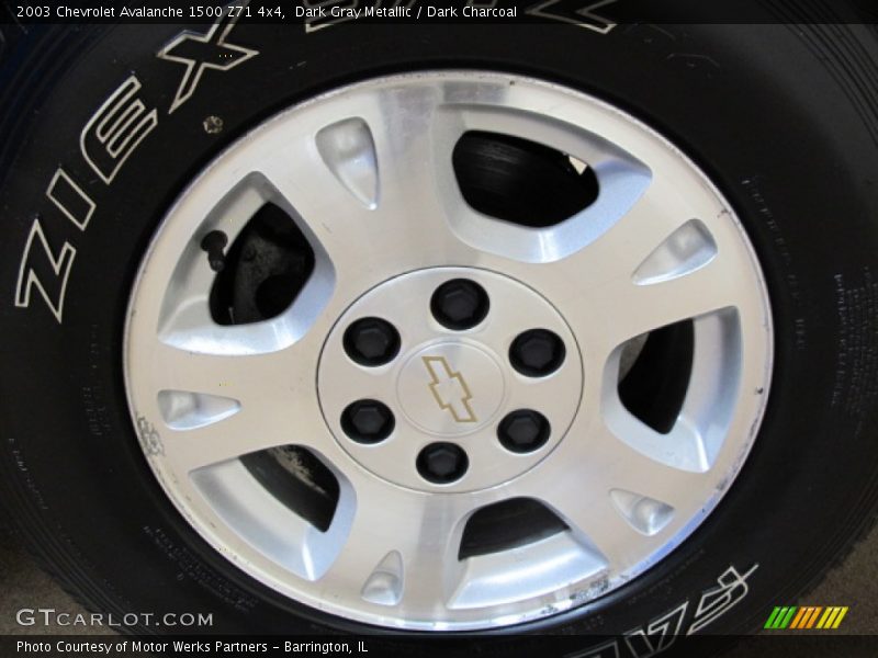 Dark Gray Metallic / Dark Charcoal 2003 Chevrolet Avalanche 1500 Z71 4x4