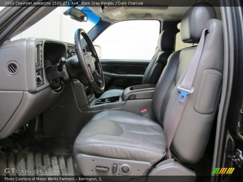 Dark Gray Metallic / Dark Charcoal 2003 Chevrolet Avalanche 1500 Z71 4x4