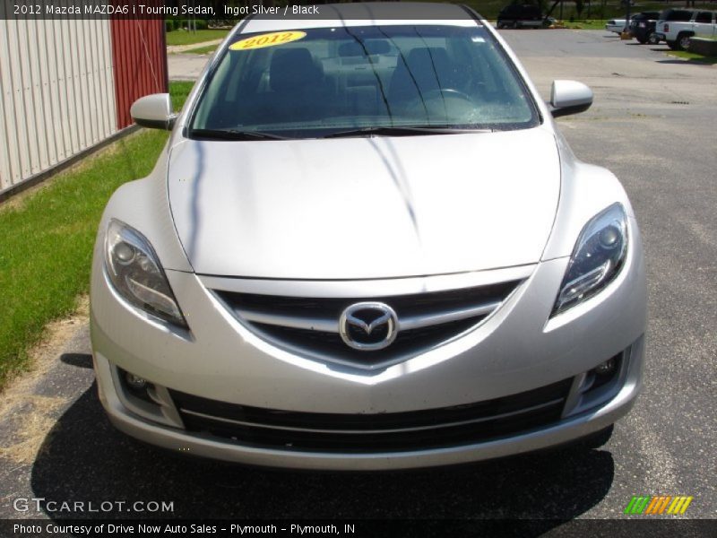 Ingot Silver / Black 2012 Mazda MAZDA6 i Touring Sedan