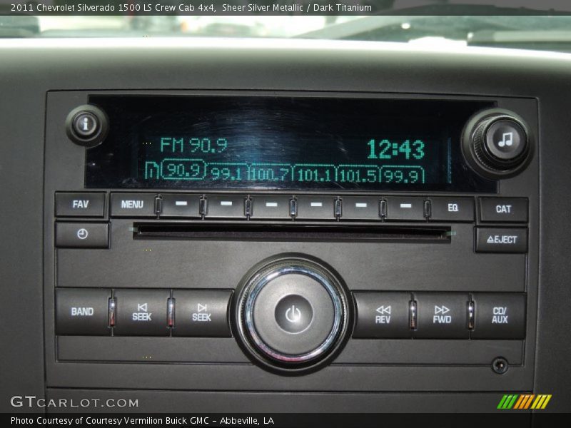 Audio System of 2011 Silverado 1500 LS Crew Cab 4x4