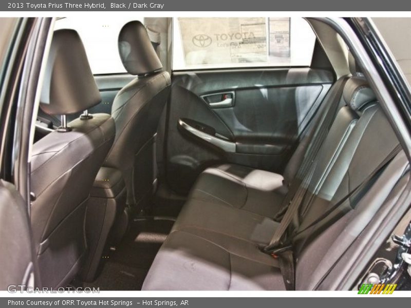 Black / Dark Gray 2013 Toyota Prius Three Hybrid