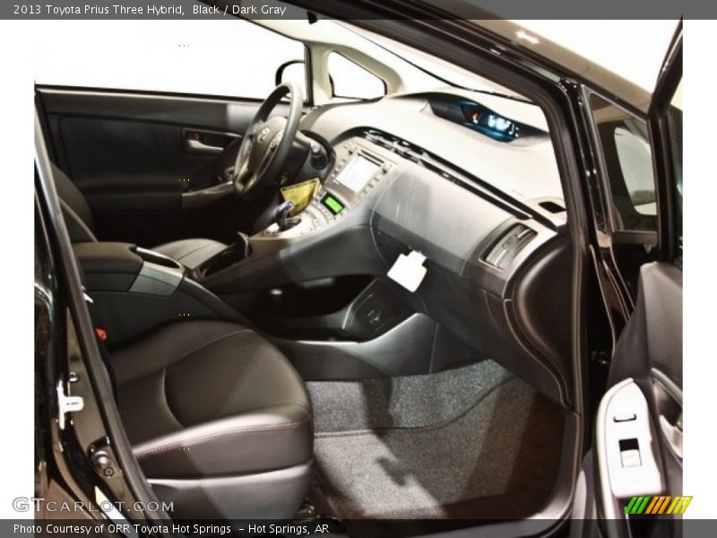 Black / Dark Gray 2013 Toyota Prius Three Hybrid
