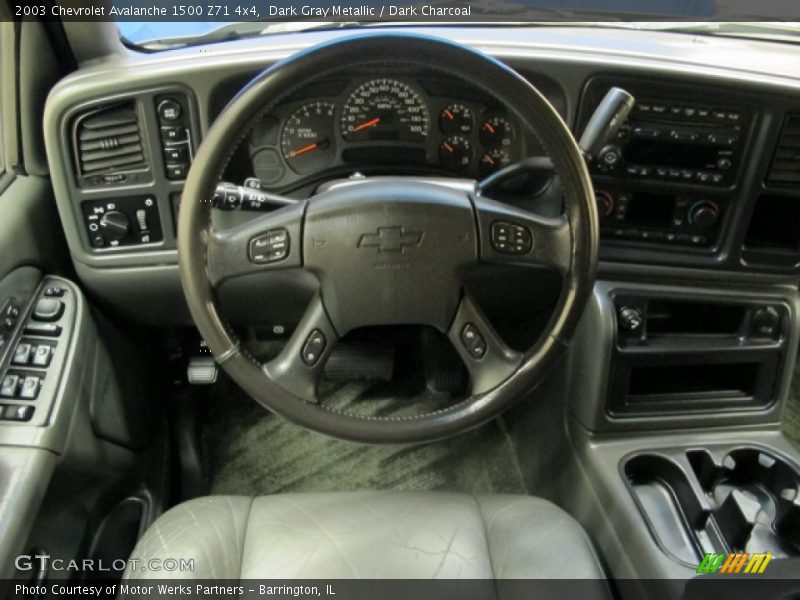 Dark Gray Metallic / Dark Charcoal 2003 Chevrolet Avalanche 1500 Z71 4x4