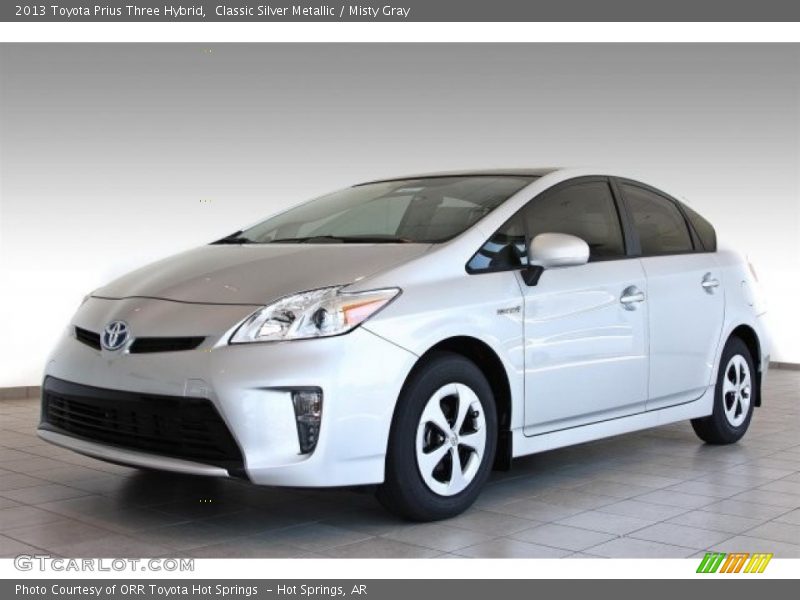 Classic Silver Metallic / Misty Gray 2013 Toyota Prius Three Hybrid