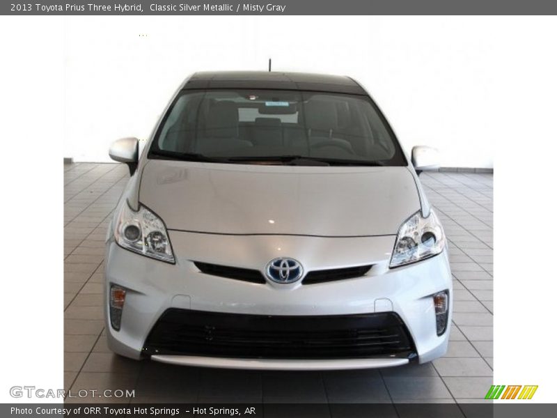 Classic Silver Metallic / Misty Gray 2013 Toyota Prius Three Hybrid