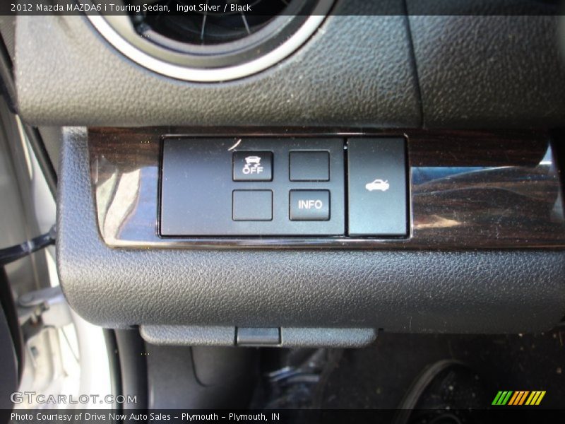 Ingot Silver / Black 2012 Mazda MAZDA6 i Touring Sedan