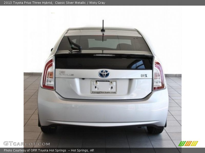 Classic Silver Metallic / Misty Gray 2013 Toyota Prius Three Hybrid