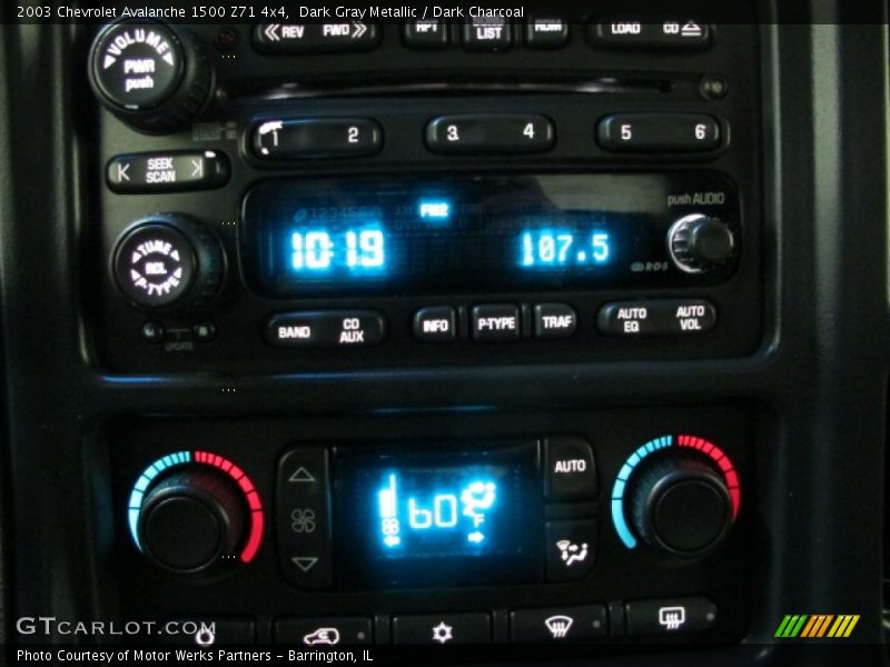 Dark Gray Metallic / Dark Charcoal 2003 Chevrolet Avalanche 1500 Z71 4x4