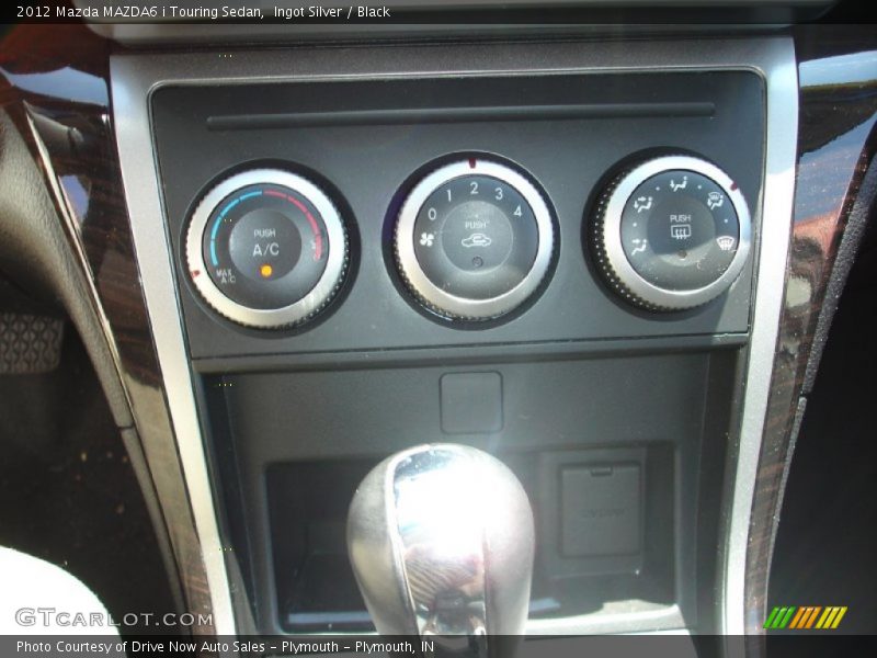 Ingot Silver / Black 2012 Mazda MAZDA6 i Touring Sedan