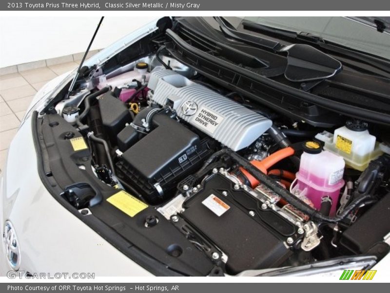 Classic Silver Metallic / Misty Gray 2013 Toyota Prius Three Hybrid
