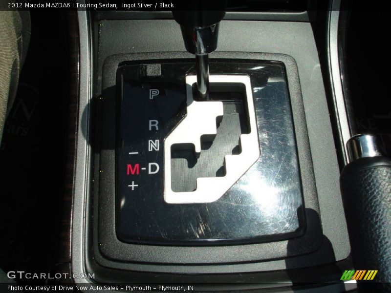 Ingot Silver / Black 2012 Mazda MAZDA6 i Touring Sedan
