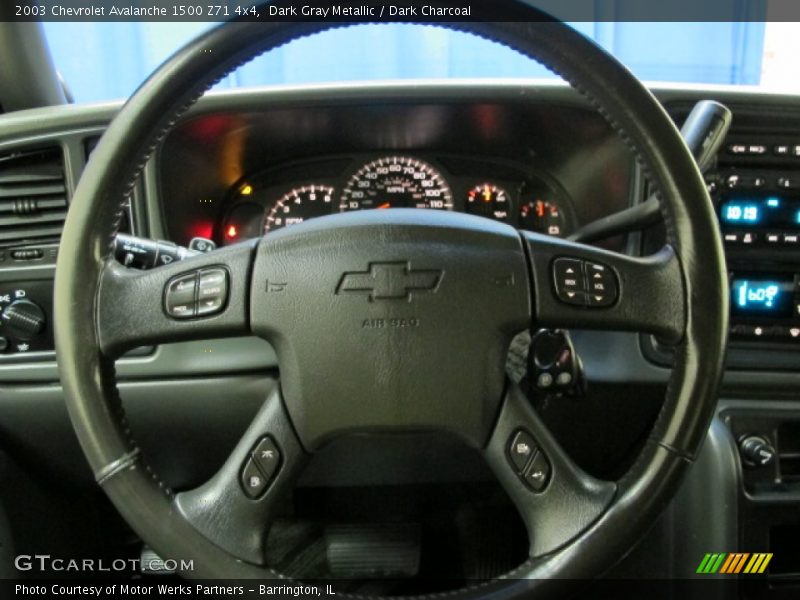 Dark Gray Metallic / Dark Charcoal 2003 Chevrolet Avalanche 1500 Z71 4x4