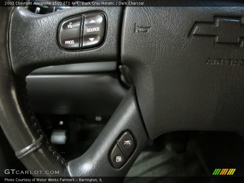 Dark Gray Metallic / Dark Charcoal 2003 Chevrolet Avalanche 1500 Z71 4x4