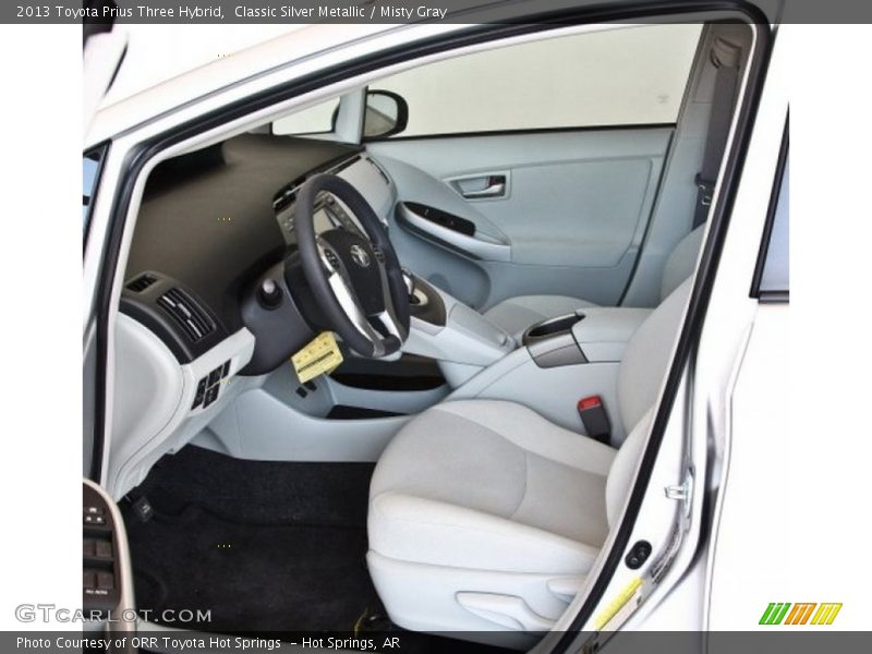 Classic Silver Metallic / Misty Gray 2013 Toyota Prius Three Hybrid