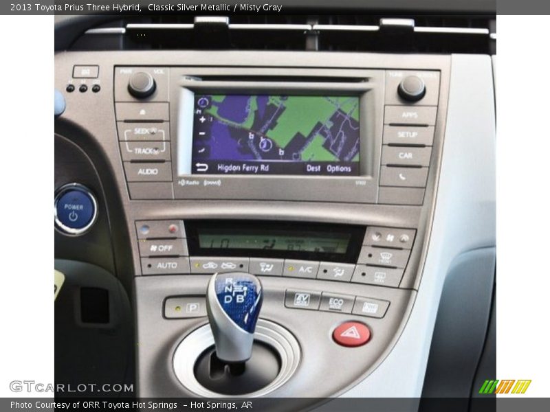 Classic Silver Metallic / Misty Gray 2013 Toyota Prius Three Hybrid