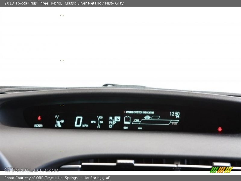 Classic Silver Metallic / Misty Gray 2013 Toyota Prius Three Hybrid