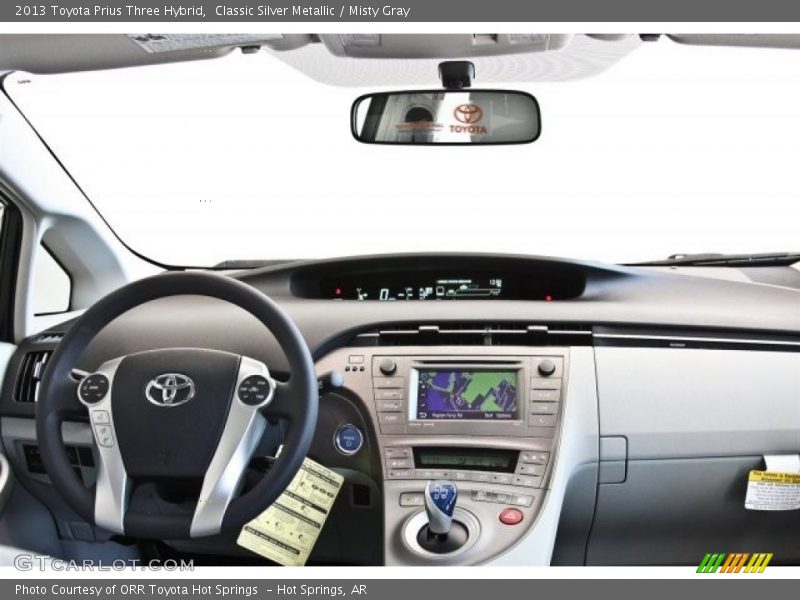 Classic Silver Metallic / Misty Gray 2013 Toyota Prius Three Hybrid