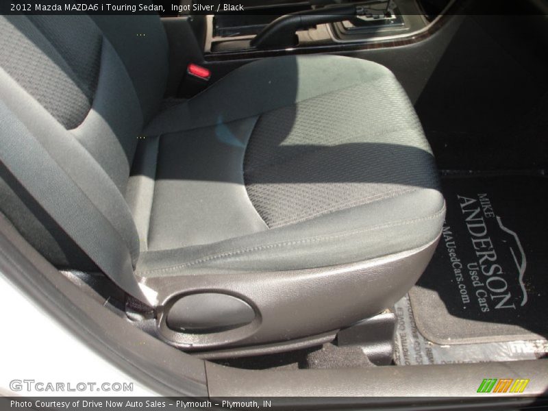 Ingot Silver / Black 2012 Mazda MAZDA6 i Touring Sedan