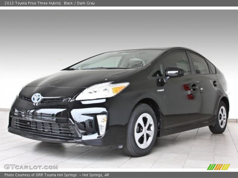 Black / Dark Gray 2013 Toyota Prius Three Hybrid