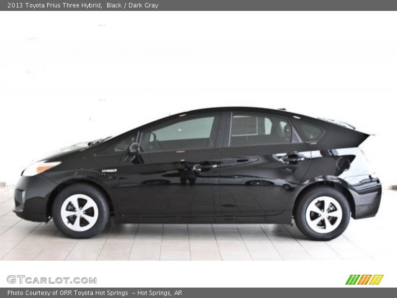 Black / Dark Gray 2013 Toyota Prius Three Hybrid