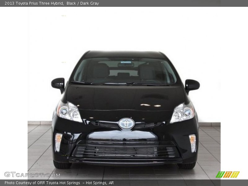 Black / Dark Gray 2013 Toyota Prius Three Hybrid
