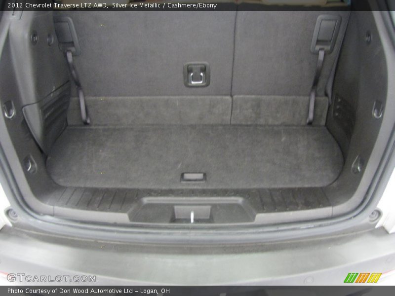 Silver Ice Metallic / Cashmere/Ebony 2012 Chevrolet Traverse LTZ AWD