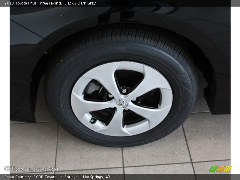 Black / Dark Gray 2013 Toyota Prius Three Hybrid