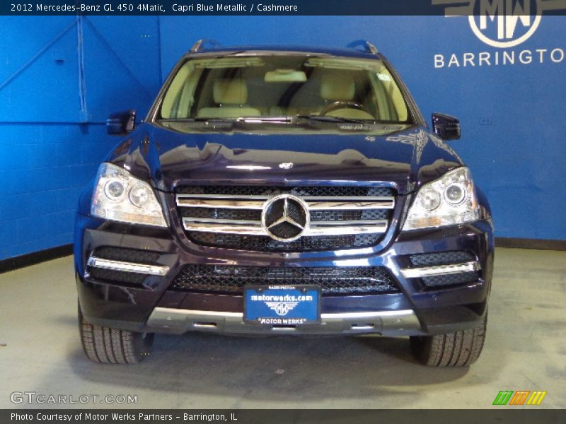 Capri Blue Metallic / Cashmere 2012 Mercedes-Benz GL 450 4Matic
