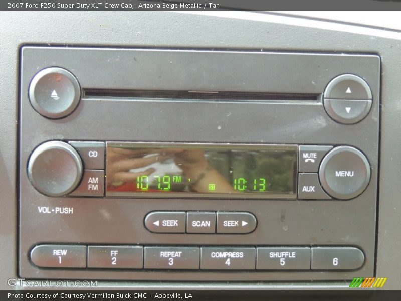 Arizona Beige Metallic / Tan 2007 Ford F250 Super Duty XLT Crew Cab