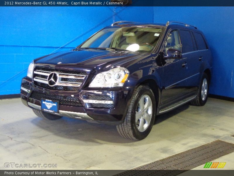 Capri Blue Metallic / Cashmere 2012 Mercedes-Benz GL 450 4Matic