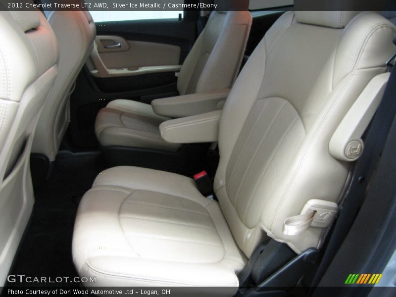 Silver Ice Metallic / Cashmere/Ebony 2012 Chevrolet Traverse LTZ AWD