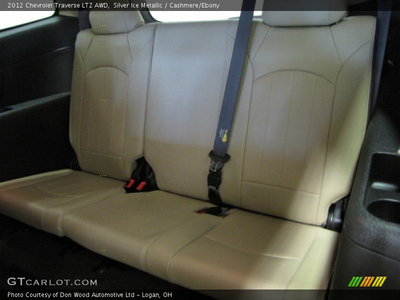 Silver Ice Metallic / Cashmere/Ebony 2012 Chevrolet Traverse LTZ AWD