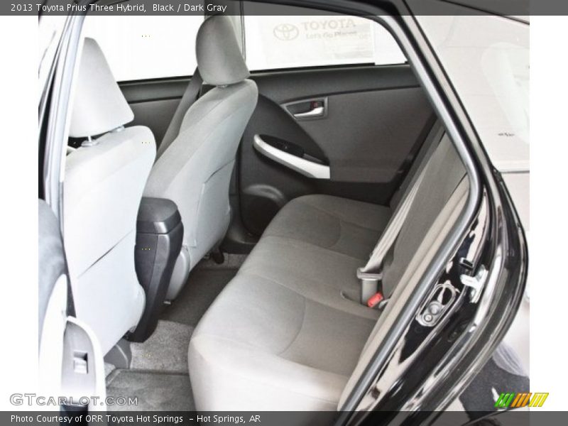 Black / Dark Gray 2013 Toyota Prius Three Hybrid