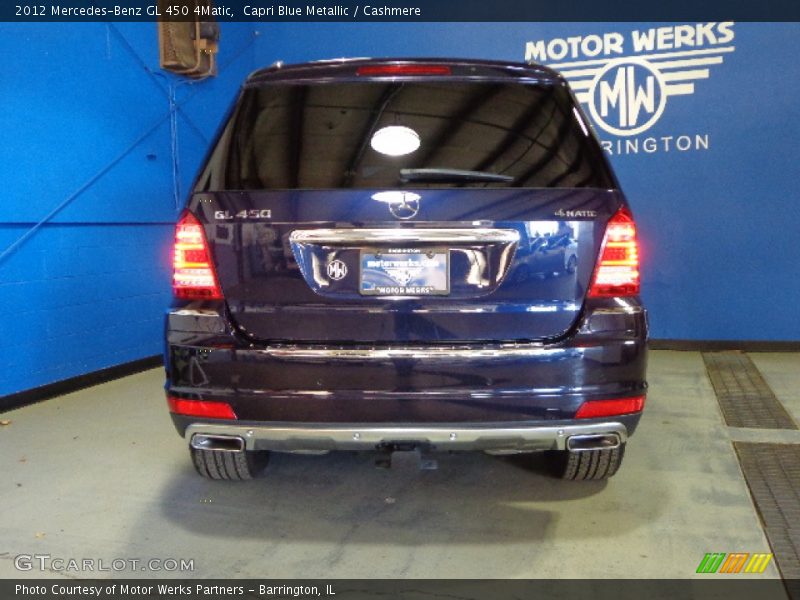 Capri Blue Metallic / Cashmere 2012 Mercedes-Benz GL 450 4Matic
