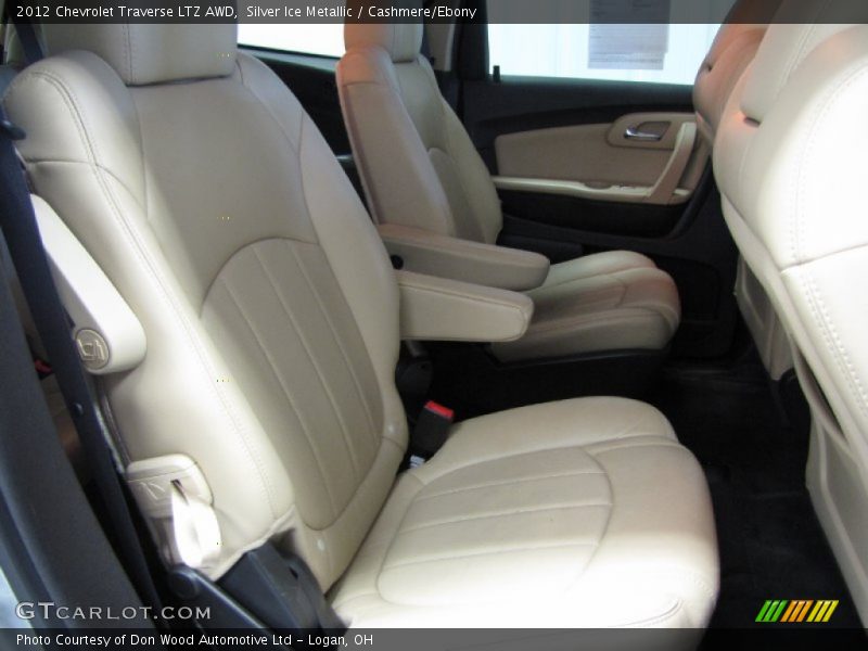 Silver Ice Metallic / Cashmere/Ebony 2012 Chevrolet Traverse LTZ AWD
