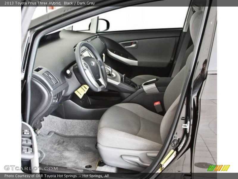 Black / Dark Gray 2013 Toyota Prius Three Hybrid